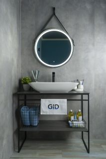 Раковина Gid N9122 51124 накладная белая 71x40x14